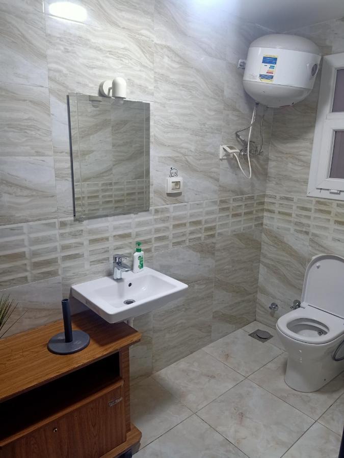Fully Furnished Apartment At Ocean Blue Compound Kairo Exteriör bild